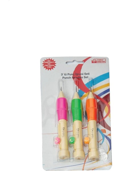 Sepeti Panç (Punch) Seti - Panç Iğnesi ve Panç Kasnağı ve Tutkalı 3lü Set