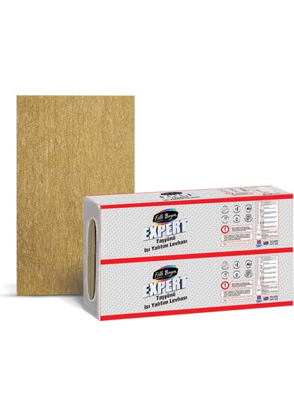 Filli Expert Taşyünü Isı Yalıtım Levhası 6 cm 3,00 M2 ( 60 x 100) 5 Adet
