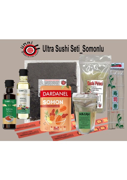 Ultra Sushi Seti _ Somon'lu / Suşi Seti