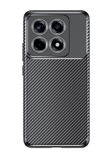 Xiaomi 14T Pro Karbon Tasarımlı Silikon Sağlam