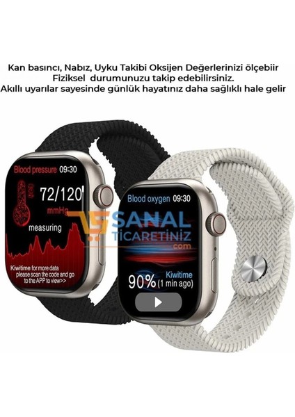 Samsung Galaxy A15 Uyumlu Watch 8 Hk9 Pro Chatgpt Yapay Zeka 2.05 Hd Amoled Ekran Akıllı Saat