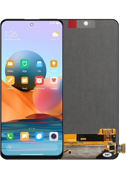 Xiaomi Redmi Note 11 Pro 4g Uyumlu LCD Ekran Dokunmatik Siyah Çıtasız Servis