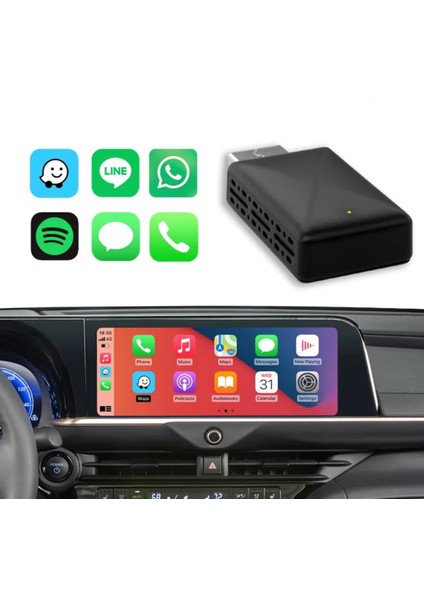 Mini Carplay Usb Araç Adaptörü 2 Yıl Garantili