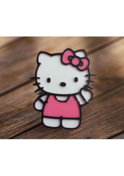 3D Hobi Center Hello Kitty 64 GB USB Bellek Anahtarlık Hello Kitty Flash Disk