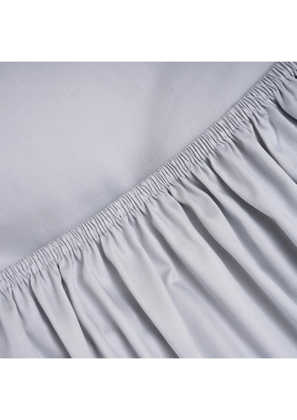 Pamuk Saten Lastikli Çarşaf Seti 100 x 200 cm Mavi - Lia Serisi fırsatları