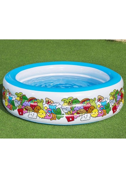 Nessiworld Bestway Şişme Jumbo Desenli Havuz 51122 modelleri