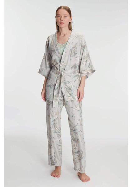 Aria's Closet Sabahlık Atlet ve Pantolon Takım Pamuklu Pijama Set fiyatları
