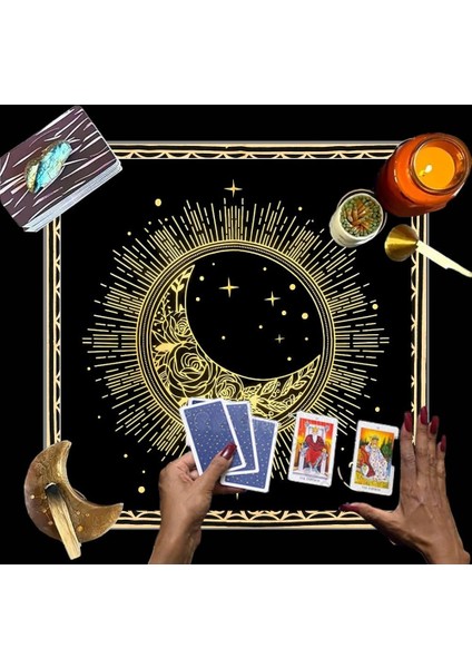 Sunak Bezi, , Spiritüel Tarot Bezi Astroloji Tarot Duvar Dekoru, Kutsal Bez