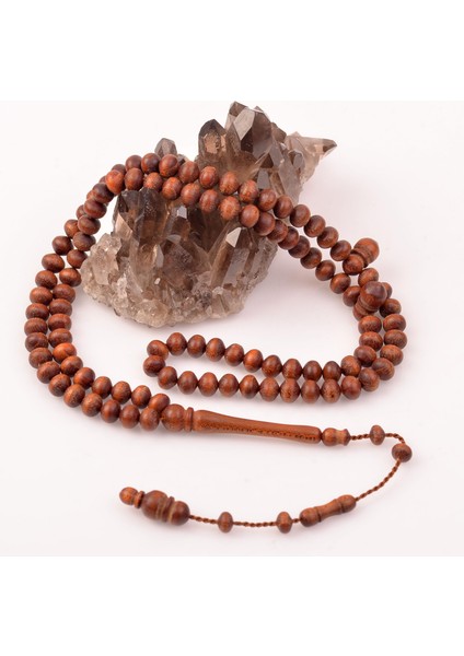 Harnup Ağacı Dua Tesbihi ( 6*8 mm ) - Keçiboynuzu Ağacı