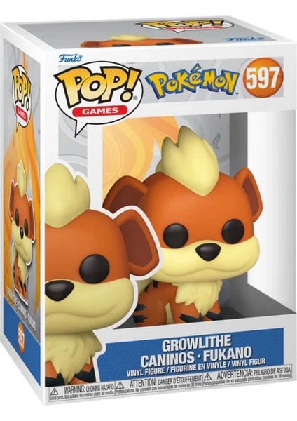 Pop Figür Games Pokemon Growlithe Caninos Fukano fiyatları