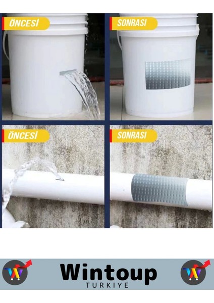 Süper Güçlü Su Geçirmez Sızdırmaz Gri Çok Amaçlı Tamir ve İzolasyon Bandı 48 mm x 10 mt modelleri