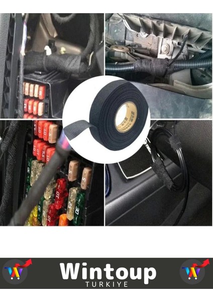 Isıya Dayanıklı Yüksek Aşınma Dirençli Kalıntı Bırakmayan Alev Kontrol Edici 10 m Bant 2 Ad