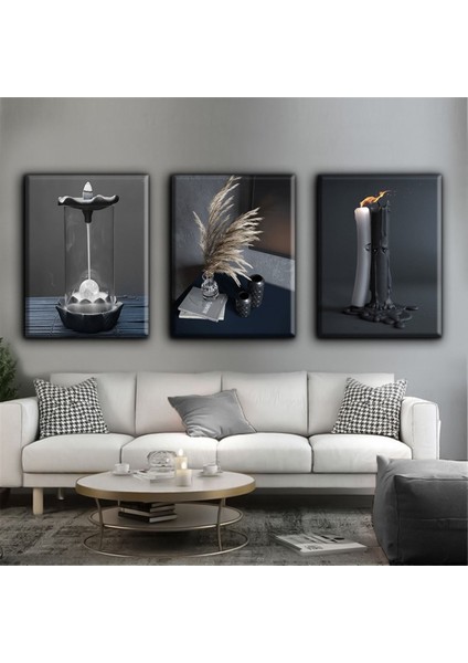 Dekoratif Tablonuz Dekoratif Şık Modern Hd Baskı Kanvas Tablo Kombin H1