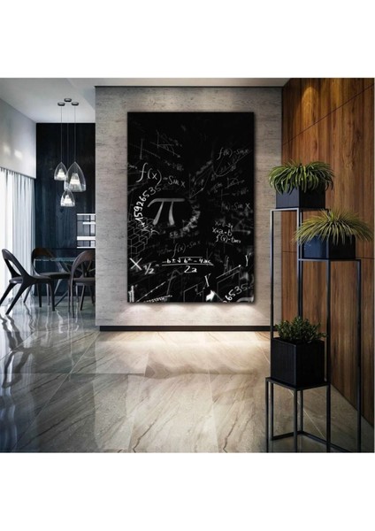 Pi Sayısı Matematik Formüller Hd Baskı Kanvas Tablo Ar030156