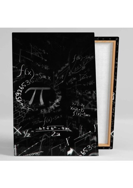 Pi Sayısı Matematik Formüller Hd Baskı Kanvas Tablo Ar030156