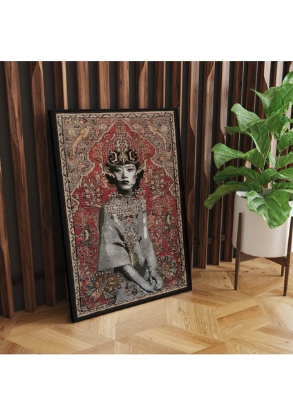 Hd Baskı Kanvas Tablo Vintage Ve Yüz Figürlü 926