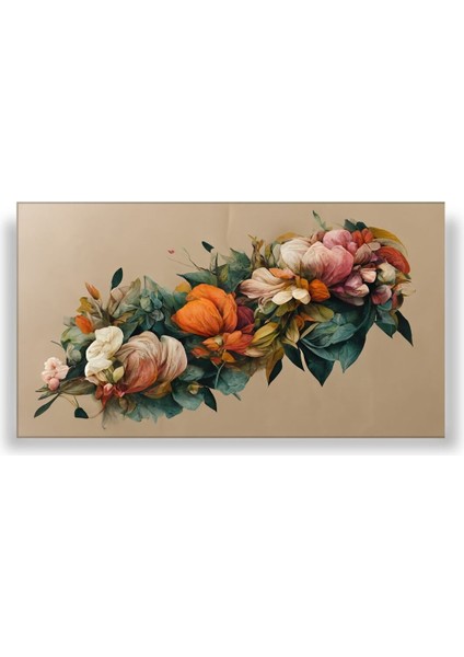Pastel Soyut Çiçekler Muhteşem Hd Baskı Kanvas Tablo