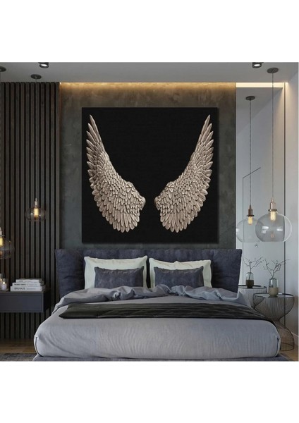 Melek Kanatları Dekoratif Hd Baskı Kanvas Tablo Ar030227