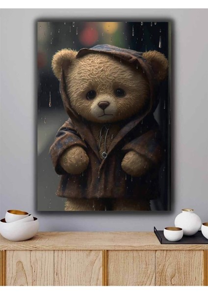 Tiny Teddy Bear Dijital Baskı Çocuk Odası Hd Baskı Kanvas Tablo fiyatları