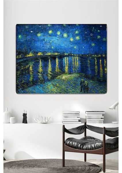 Starry Night Vincent Van Gogh Hd Baskı Kanvas Tablo