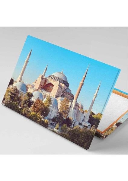 Istanbulun Simgesi Ayasofya Manzarası Hd Baskı Kanvas Tablo Ar030207