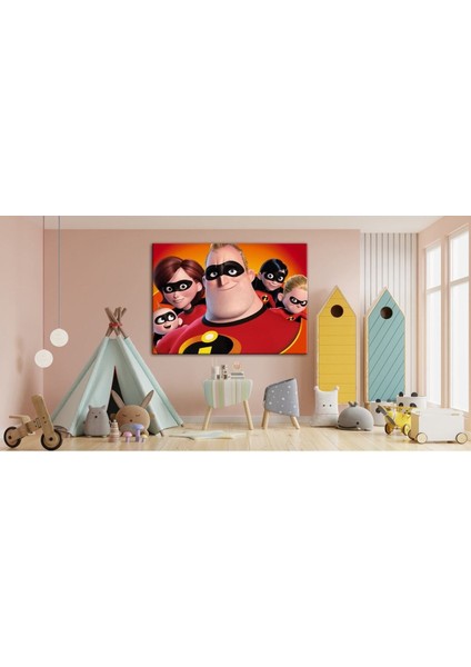 Inanılmaz Aile Çocuk Odası Tabloları Hediye modelleri