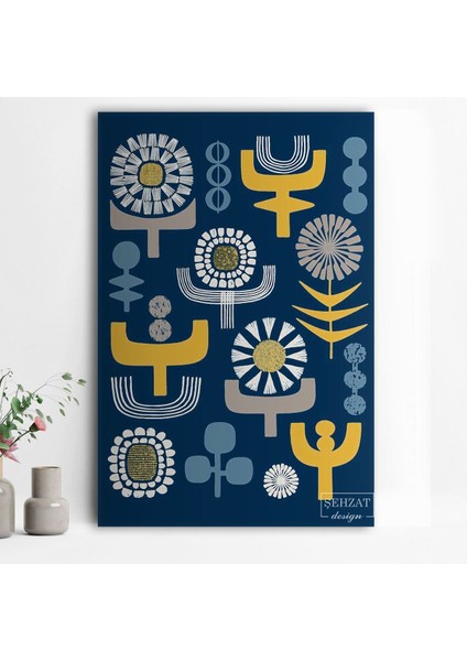 Exclusive Modern Soyut Şık Desenli Dekoratif Hd Baskı Kanvas Tablo