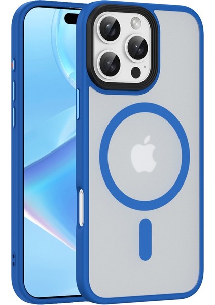 Iphone 16 Pro Max Kılıf Trex Magneticsafe Kapak - Sierra Blue 13