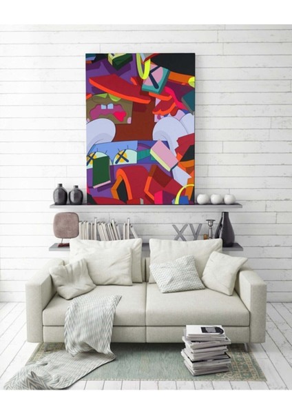 Kaws Art Dekorasyon Hd Baskı Kanvas Tablo