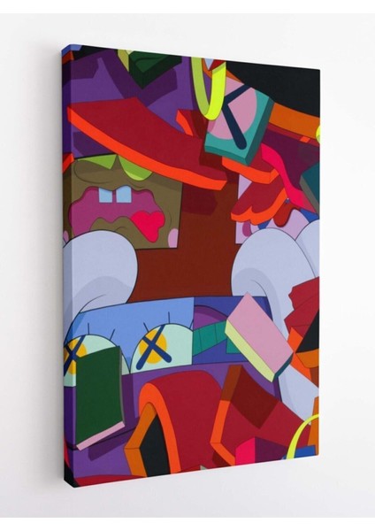 Kaws Art Dekorasyon Hd Baskı Kanvas Tablo