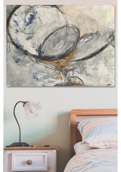 Soyut Dikenli Teller Ve Özgürlük Hd Baskı Kanvas Tablo