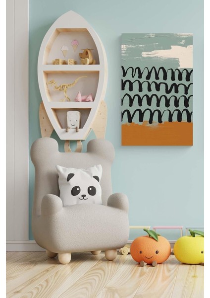 Bebek - Çocuk Odası 15 Hd Baskı Kanvas Tablo Çizgiler fiyatları