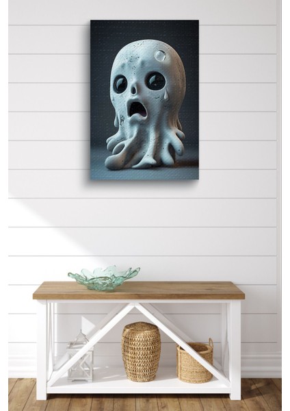 Korkmuş Taş Görünümlü Hayalet Yağlı Hd Baskı Kanvas Tablo fiyatları