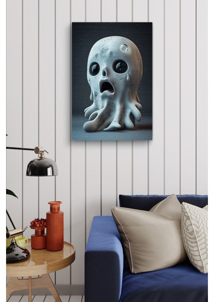 Korkmuş Taş Görünümlü Hayalet Yağlı Hd Baskı Kanvas Tablo fırsatları