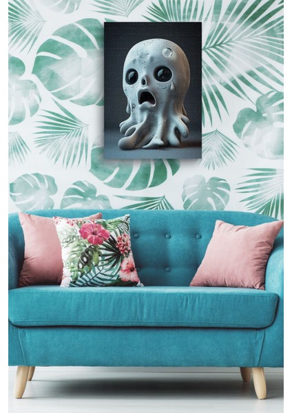 Korkmuş Taş Görünümlü Hayalet Yağlı Hd Baskı Kanvas Tablo indirimleri