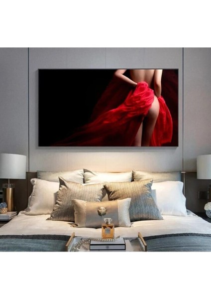 Dekoratif Red & Love Hd Baskı Kanvas Tablo