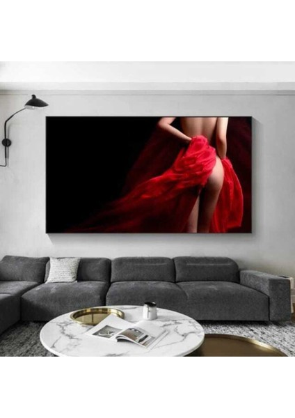 Dekoratif Red & Love Hd Baskı Kanvas Tablo fırsatları