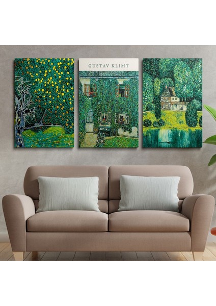 3'Lü Set Kanvas Duvar Tablosu Canvas Tablo Boho Klasik Modern Eu 198