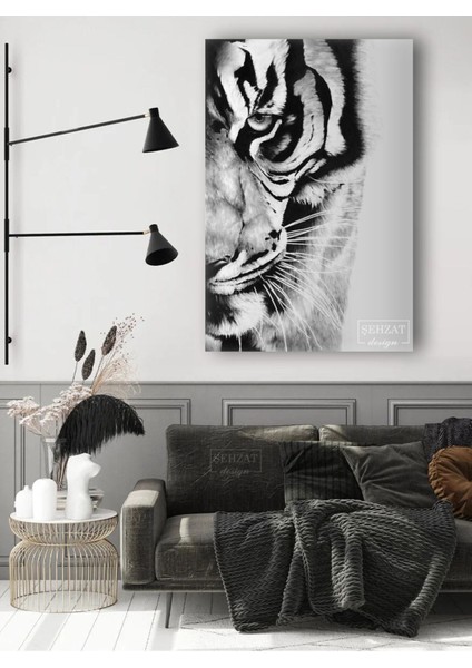 Exclusive Modern Kaplan Dekoratif Hd Baskı Kanvas Tablo