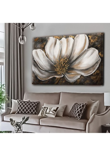 Dekoratif Tablonuz Dekoratif Modern Şık Çiçek Hd Baskı Kanvas Tablo E22