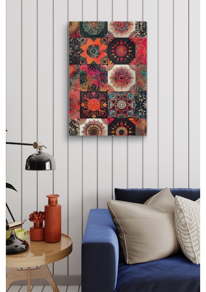 Rengarenk Desenler Yağlı Hd Baskı Kanvas Tablo fırsatları
