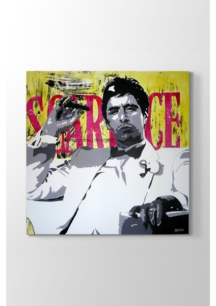 Al Pacino - Scarface Vintage Tablosu