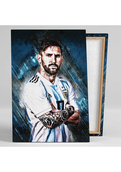 Lionel Messi Arjantin Futbol Art Hd Baskı Kanvas Tablo