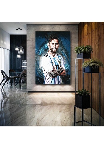 Lionel Messi Arjantin Futbol Art Hd Baskı Kanvas Tablo fiyatları