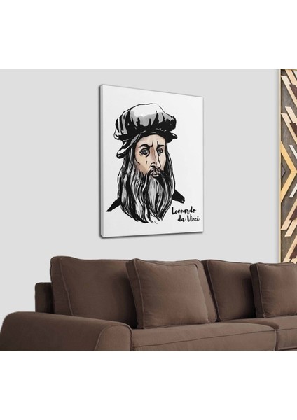 Leonardo Da Vinci Dekoratif Hd Baskı Kanvas Tablo 1232