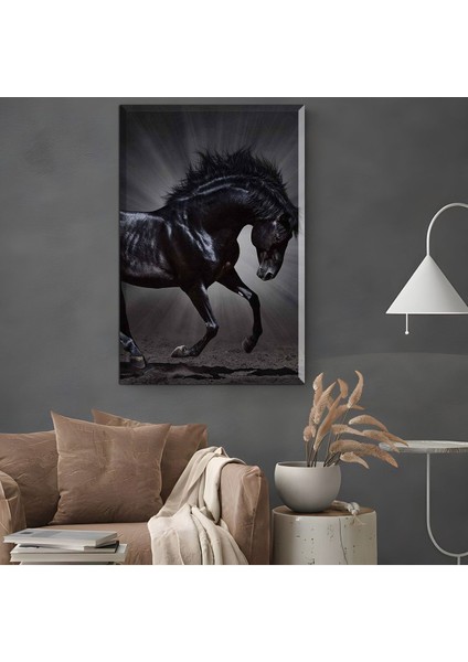 |Şık At Tablosu 2|Çerçevesiz Hd Baskı Kanvas Tablo