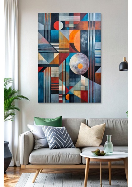 Soyut Modern Renkli Hd Baskı Kanvas Tablo - Duvar Tablosu - Canvas Tablo - Duvar Dekorasyonu
