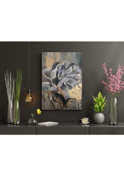 Modern Çiçek Kanvas Gülen Tablo modelleri