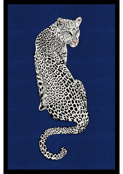 Hd Baskı Kanvas Tablo Lacivert Leopar Ja 996 fiyatları