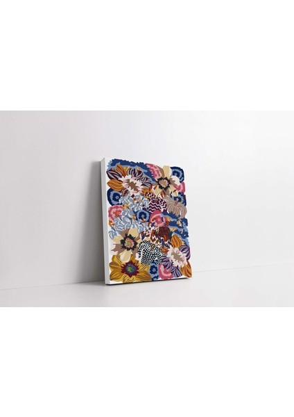 Hd Baskı Kanvas Tablo Beyaz Renkli Çiçekler Temalı 1350 fiyatları